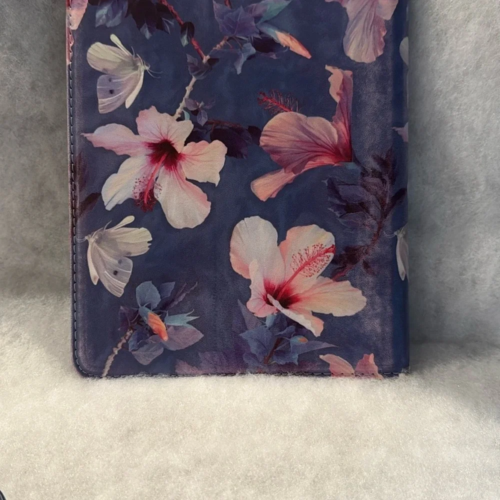 Floral Tablet Case - Blue and Pink